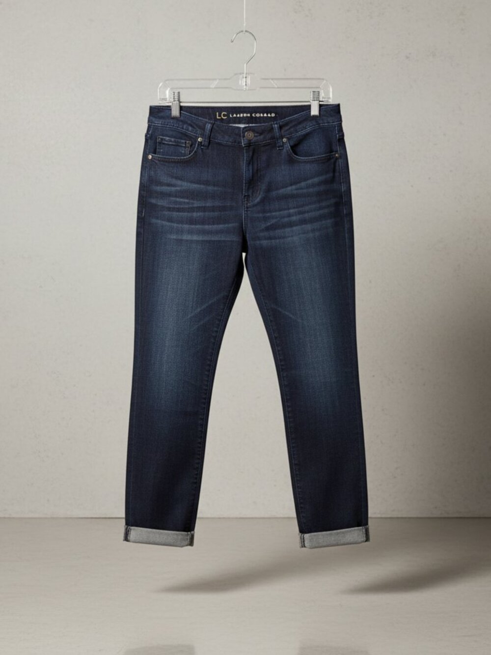 LC Lauren Conrad Denim Capri/Cropped Ankle length NWTs - Size 8 Dark Blue